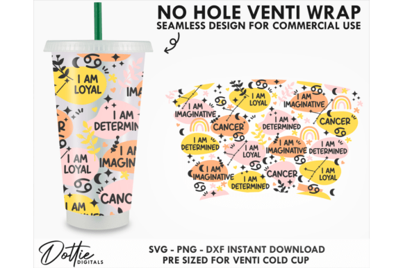 Cancer Cold Cup No Hole SVG 24oz
