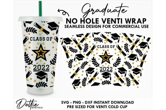 Class of 2022 Cold Cup No Hole SVG 24oz