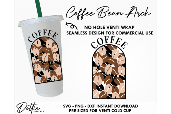Coffee Beans Cold Cup No Hole SVG 24oz Review