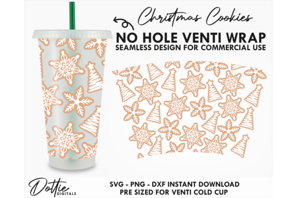 Cookies Cold Cup No Hole SVG 24oz Review