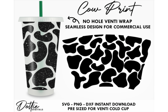 Cow Print Cold Cup SVG Design Review