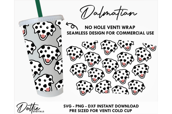 Dalmatian Cold Cup No Hole SVG 24oz Review