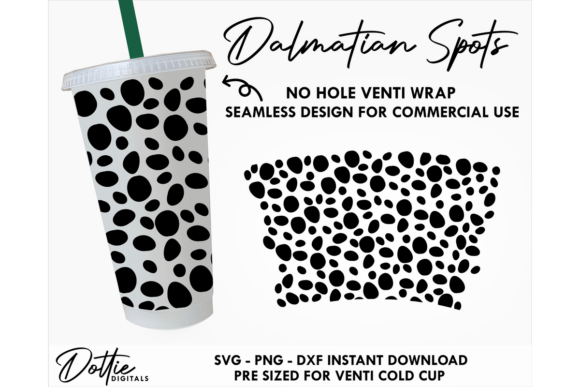 Dalmatian Spot Cold Cup No Hole SVG 24oz Review