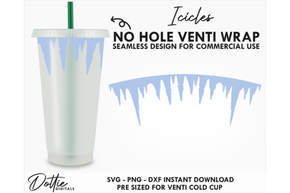 Icicles Cold Cup No Hole SVG 24oz Review