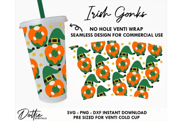 Irish Gnomes Cold Cup SVG Review
