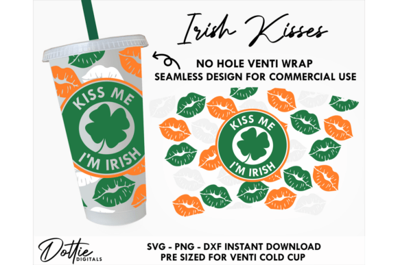 Irish Kiss Mark Cold Cup SVG Design Review