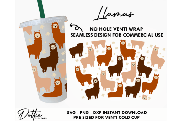 Llama Alpaca Cold Cup No Hole SVG 24oz Review