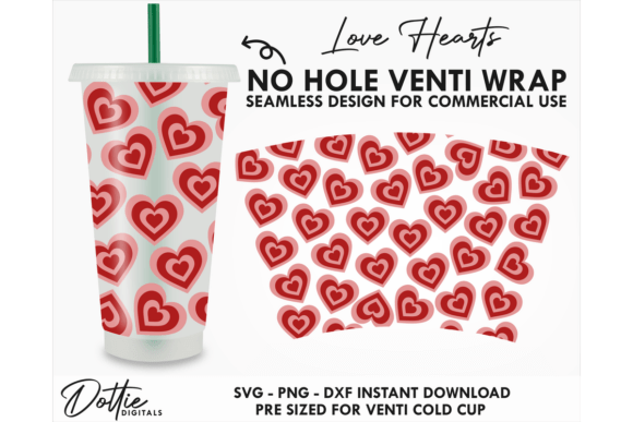 Love Hearts Cold Cup SVG Review for Embroidery Projects