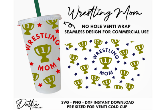 Wrestling Mom Cold Cup SVG Design Review