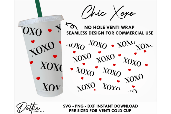 Xoxo Love Cold Cup No Hole SVG 24oz Review